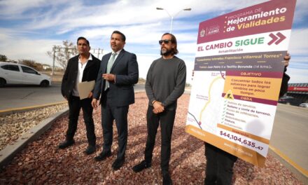 Inaugura Presidente Pérez Cuéllar rehabilitación en camellones de la avenida Francisco Villarreal Torres