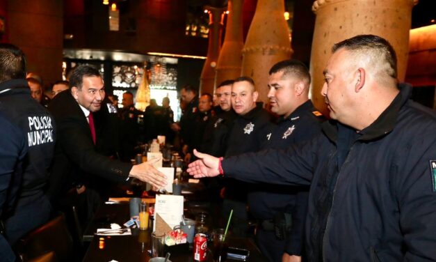 COPARMEX homenajea a mandos policiacos por su trabajo en la ciudad