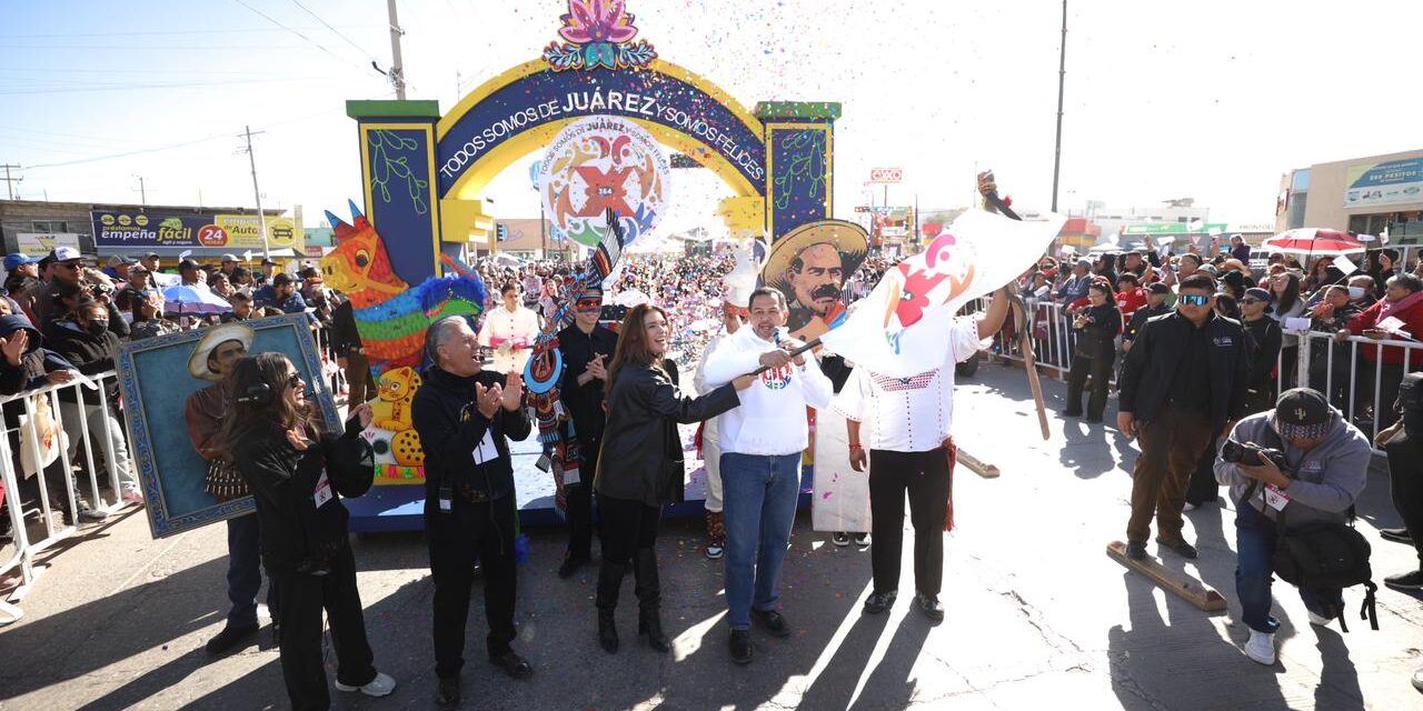 Destacan a Juárez como la puerta al México Mágico en el Gran Desfile del 364 Aniversario de la ciudad