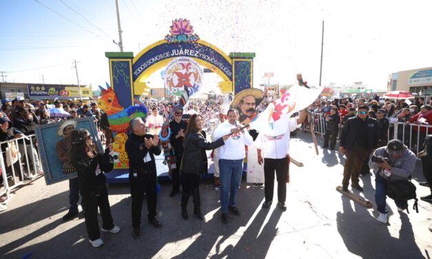 Destacan a Juárez como la puerta al México Mágico en el Gran Desfile del 364 Aniversario de la ciudad