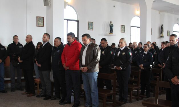 Con ceremonia religiosa y carrera pedestre celebran Día del Policía Vial