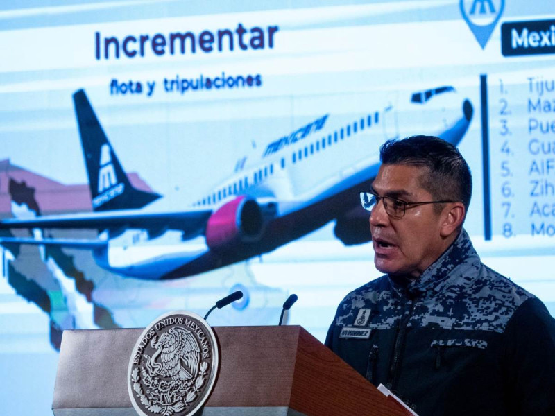 Mexicana de Aviación ha transportado a 7 mil 829 pasajeros en 14 días de operaciones