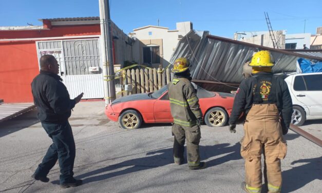 Protección Civil reporta saldo blanco hasta el momento debido a las fuertes ráfagas de viento