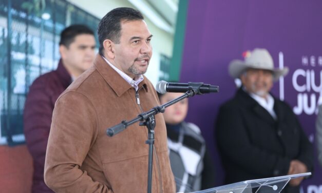 Entrega alcalde aula y mejoras en la Escuela Primaria “Guadalupe Victoria”