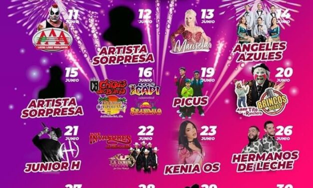 Presentará Feria Juárez más de 20 artistas y nuevas atracciones