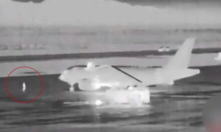 Hombre es succionado por turbina de avión en Utah