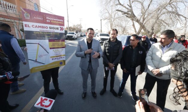 Reciben vecinos de San Ángel calle repavimentada con el Presupuesto Participativo 2023