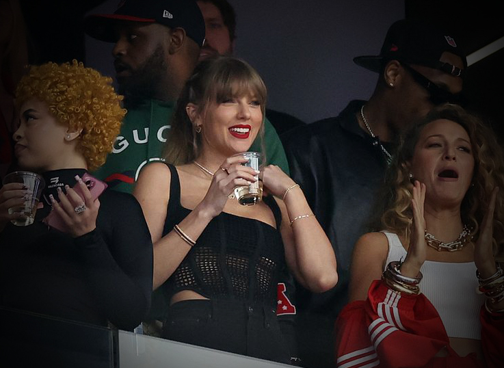 Roba pantalla Taylor Swift en el Super Bowl