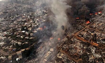 Fuego en Chile deja al menos 112 fallecidos