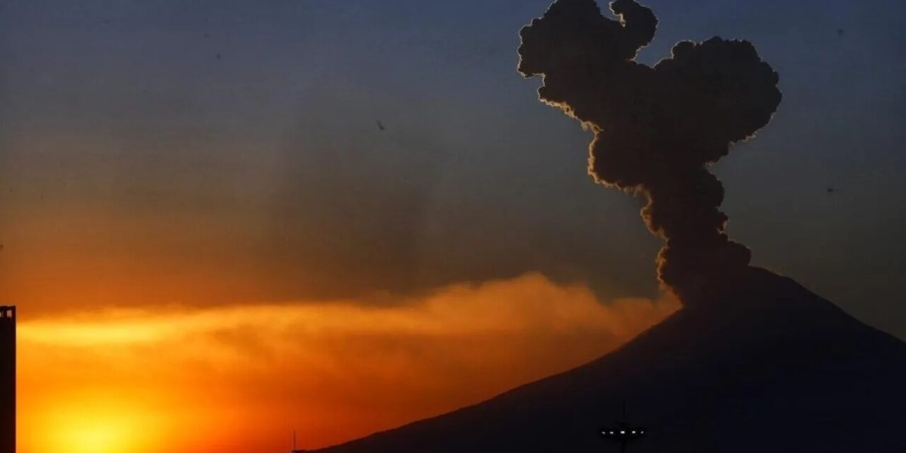 Las postales del Popocatépetl