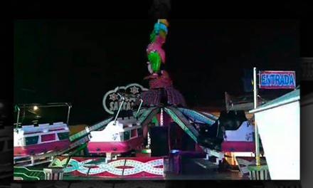 Sale disparado carrito de juego mecánico tripulado en Puebla
