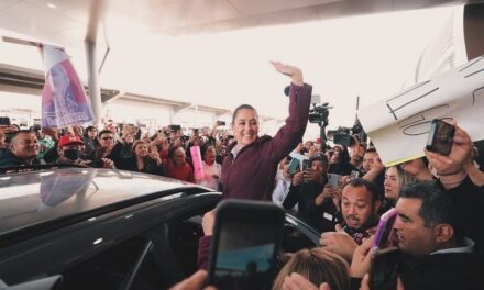 Claudia Sheinbaum inicia su gira de campaña en Ciudad Juárez