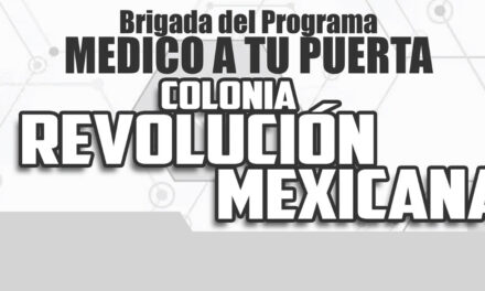 Otorgarán servicios médicos en colonia Revolución Mexicana