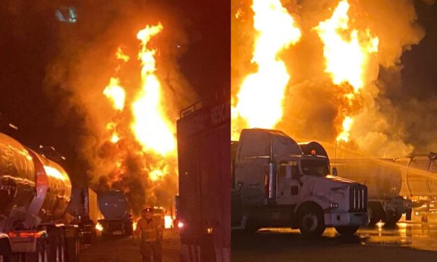 Explotan cinco pipas de gas en Tlahuelilpan, Hidalgo, provocando el cierre de la carretera