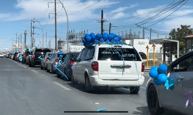 Se realiza mega caravana por el autismo