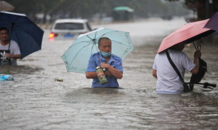 Fuertes lluvias azotan China; dejan 4 muertos y desaparecidos