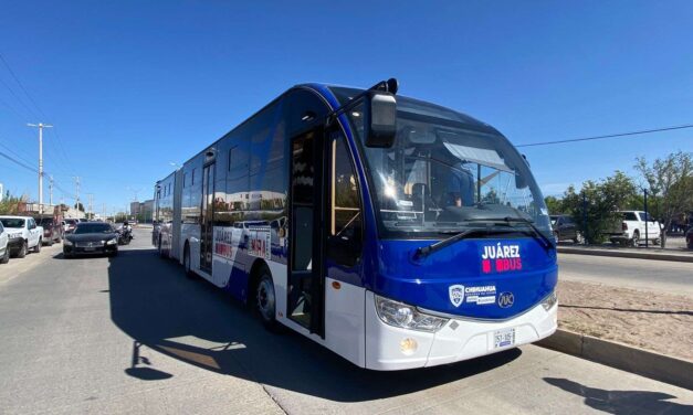 Salen de Chihuahua los camiones para el BRT-2