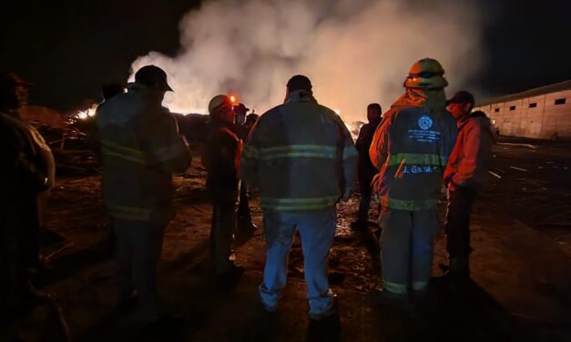 Contienen cuerpos de emergencia incendio en aserradero de Madera