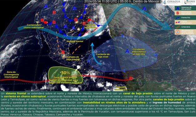 Frente frio dará tregua ante altas temperaturas