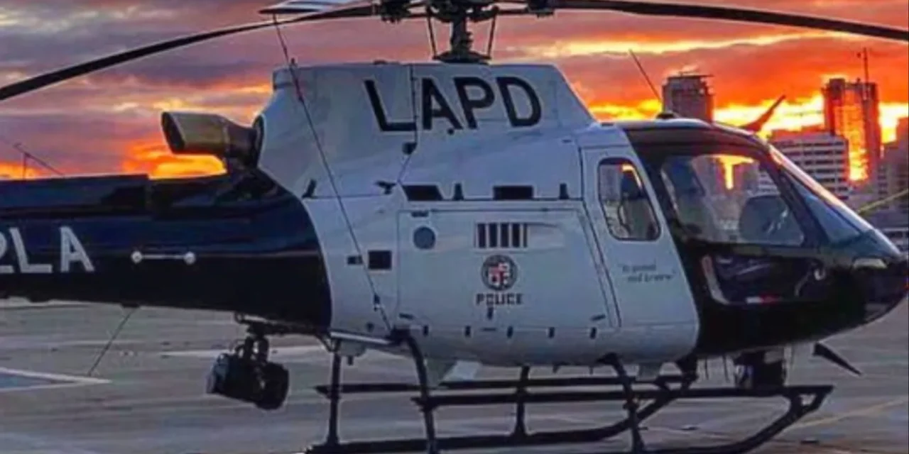 Hombre dispara contra 5 personas y un helicóptero policial en Los Ángeles, California
