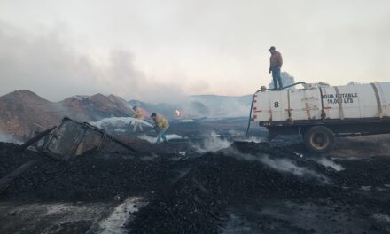 Contienen cuerpos de emergencia incendio en aserradero de Madera