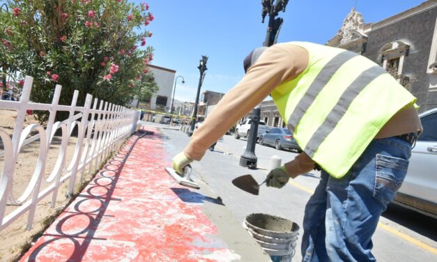 Avanzan obras en el Centro Histórico de Ciudad Juárez: FPFCH