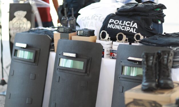 Entregan equipo táctico, armas y unidades blindadas a la SSPM