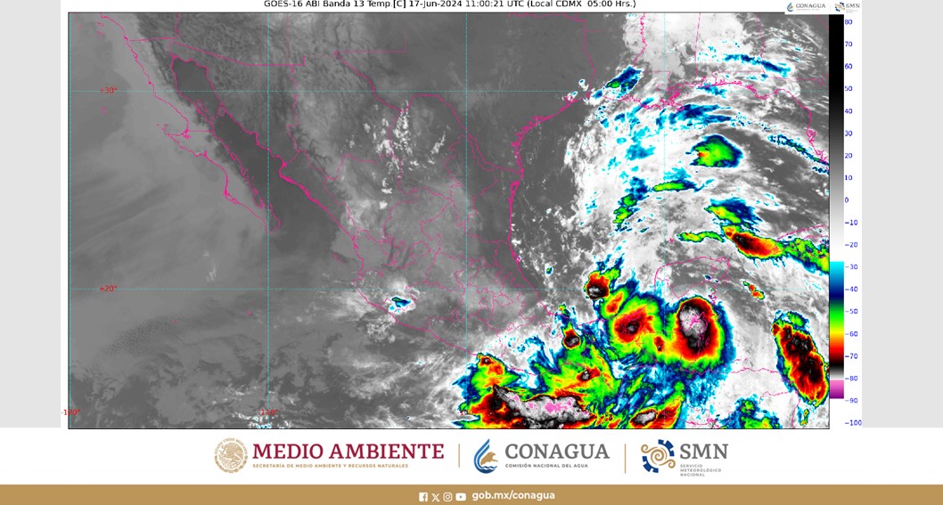 Probabilidad del 70% de ciclón tropical en el Golfo de México