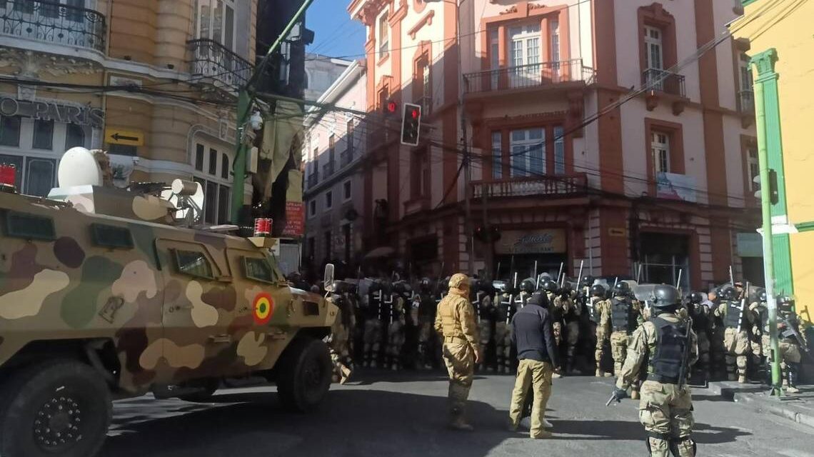 Militares intentan dar Golpe de Estado en Bolivia