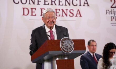Celebra López Obrador victoria de Sheinbaum