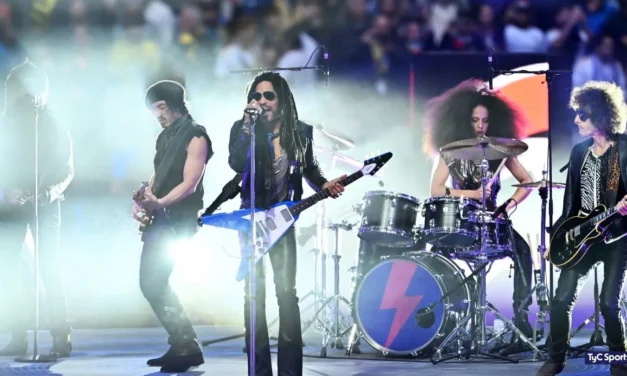 Critican participación de Lenny Kravitz en final de Champions League; lo acusan de ‘playback’