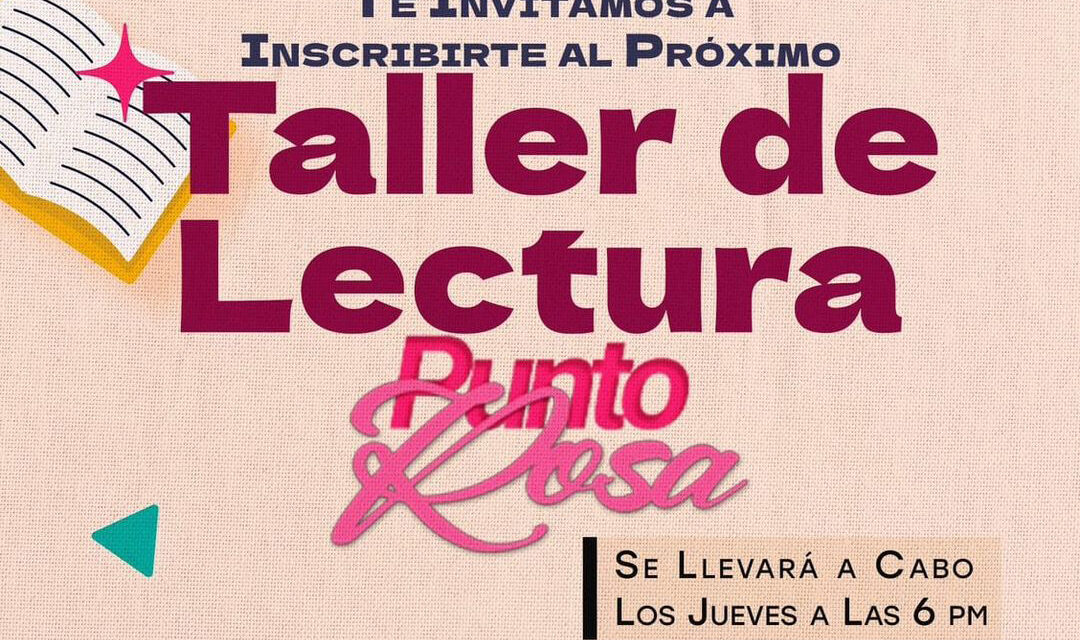 Invita Centros Comunitarios a Taller de Lectura