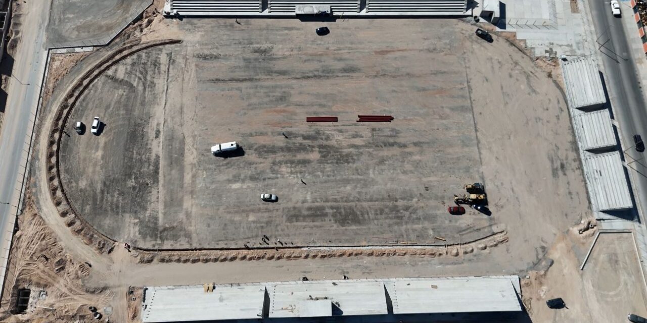 Al 80% construcción del Estadio ‘8 de diciembre’