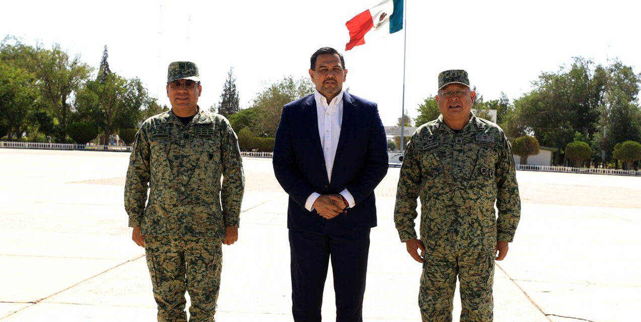 Tiene alcalde reunión de trabajo con autoridades militares