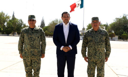 Tiene alcalde reunión de trabajo con autoridades militares