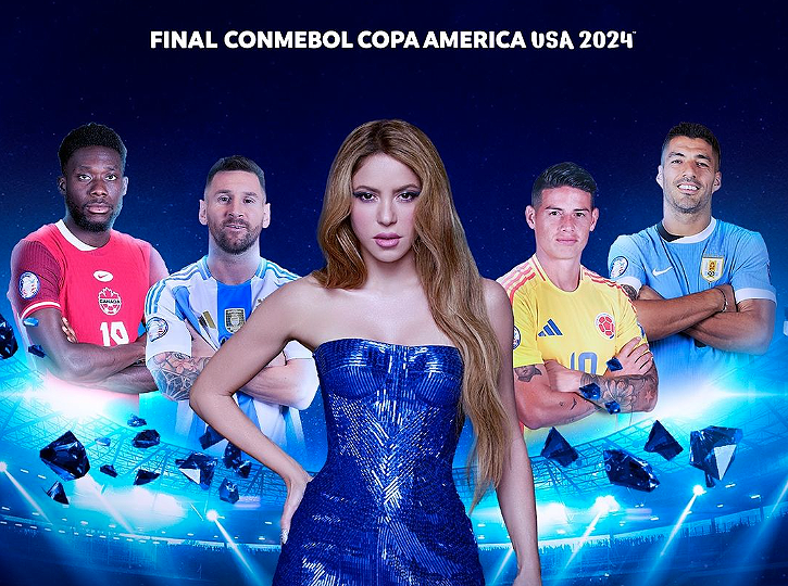 Shakira cantará en la final de la Copa América 2024