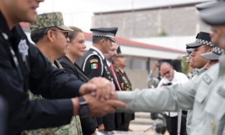 Acude Maru Campos a conmemoración por el 5to aniversario de la Guardia Nacional