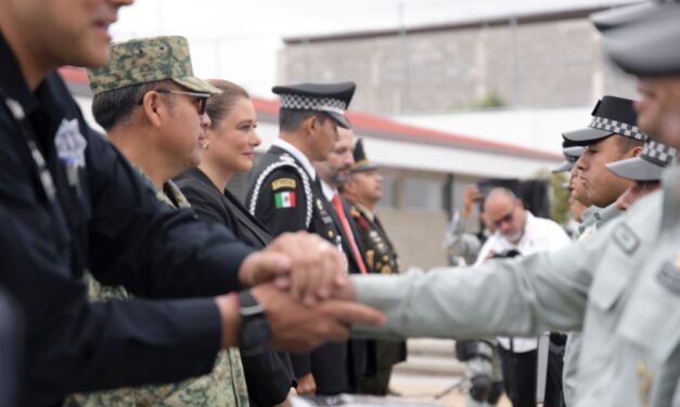 Acude Maru Campos a conmemoración por el 5to aniversario de la Guardia Nacional