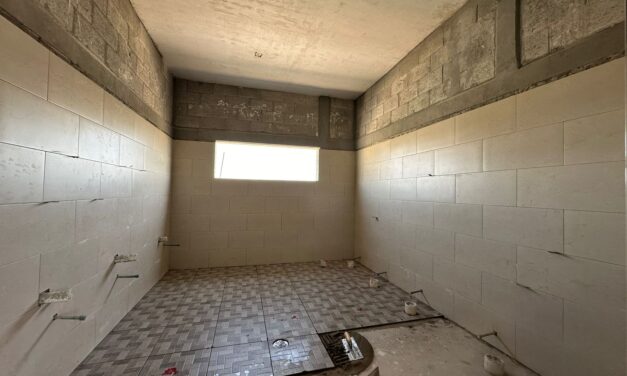 Al 80% avance de construcción de aulas en el Centro Juvenil Díaz Ordaz