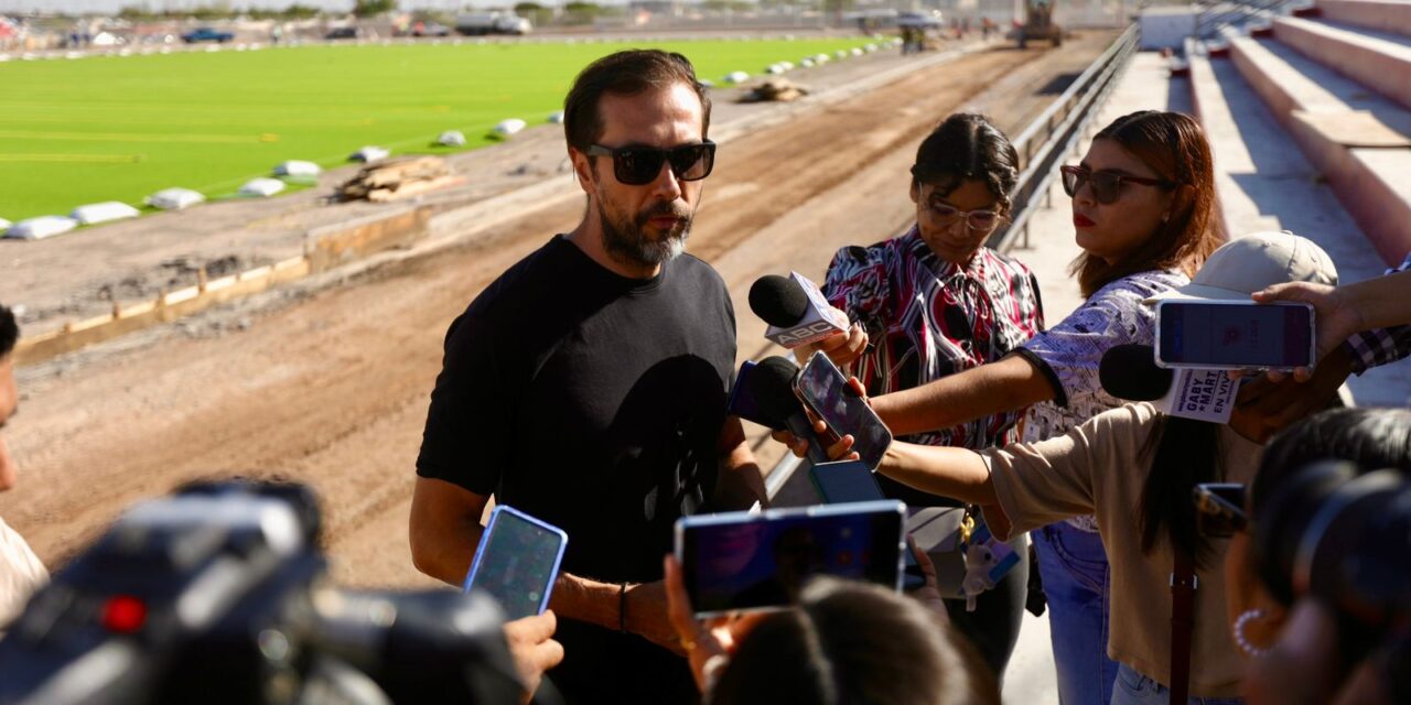 Avanza con éxito construcción del Estadio ‘8 de Diciembre’