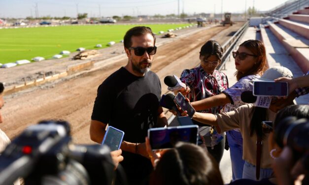 Avanza con éxito construcción del Estadio ‘8 de Diciembre’