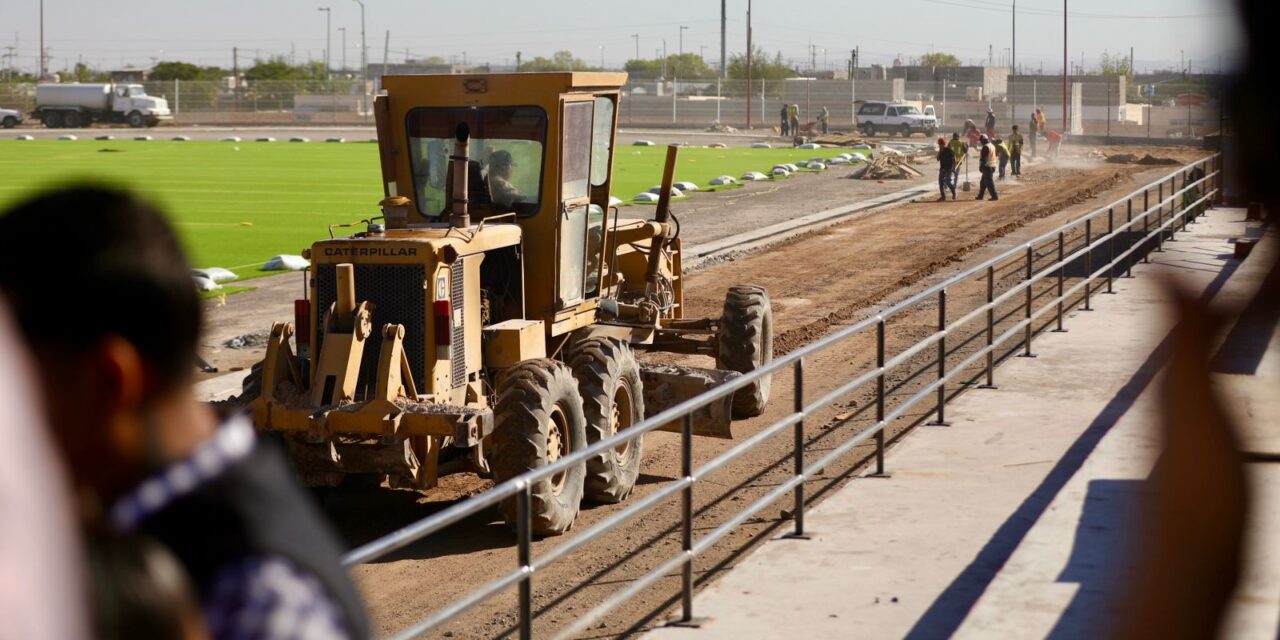 Avanza con éxito construcción del Estadio ‘8 de Diciembre’