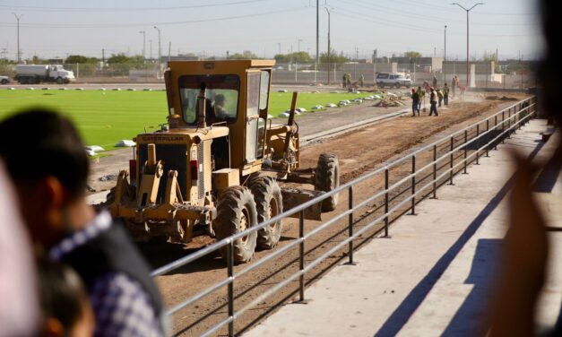 Avanza con éxito construcción del Estadio ‘8 de Diciembre’