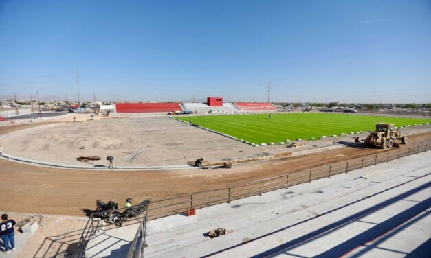 Avanza con éxito construcción del Estadio ‘8 de Diciembre’