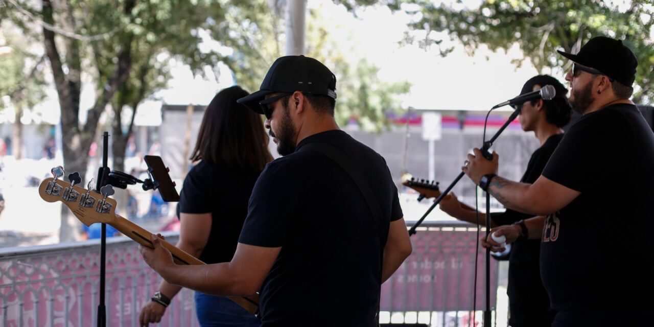 ‘Rock en la Plaza’ lleva una tarde de música y cultura al corazón de Juárez