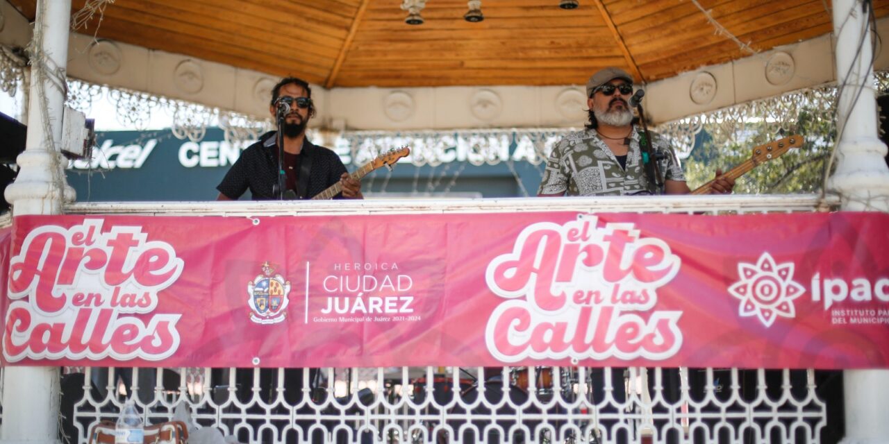 ‘Rock en la Plaza’ lleva una tarde de música y cultura al corazón de Juárez