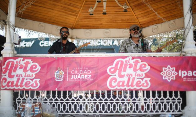 ‘Rock en la Plaza’ lleva una tarde de música y cultura al corazón de Juárez