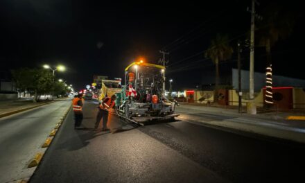 Iniciaron trabajos nocturnos de rehabilitación en la avenida Tecnológico