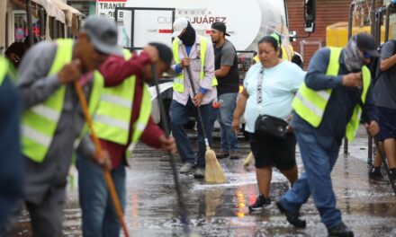 Realiza Servicios Públicos Cruzada por el Centro Histórico