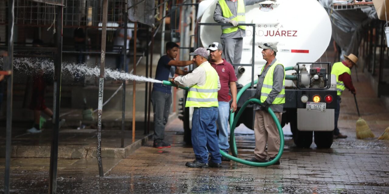 Realiza Servicios Públicos Cruzada por el Centro Histórico